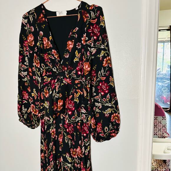 A.L.C. Annette Floral Silk Mini Long Sleeve Dress size 6 - Picture 3 of 16